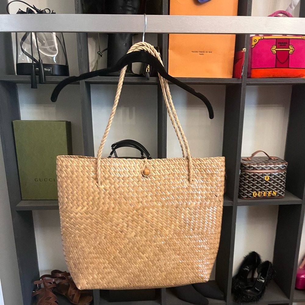 Handmade raffia bag - Picture 2 of 7
